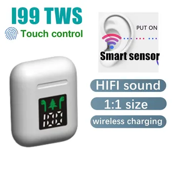 i99 Tws Mini Christmas Wireless Bass Stereo Bluetooth Earphones Tap Control Earbuds with Charging Box PK i80 i200 i5000 i9000
i99 Tws Mini Christmas Wireless Bass Stereo Bluetooth Earphones Tap Control Earbuds with Charging Box PK i80 i200 i5000 i9000