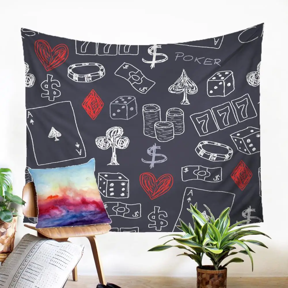 Cheap Tapestry Fabic High Quality Home Textiles Poker Motif Gobelin Creative Design Wall Hanging For Living Room Bedroom
Cheap Tapestry Fabic High Quality Home Textiles Poker Motif Gobelin Creative Design Wall Hanging For Living Room Bedroom