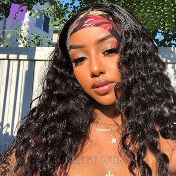 Luffywig Headband Wig Human Hair Remy Brazilian Water Wave Human Hair Wig For Women Natural Full Machine Made Wigs No Glue
Luffywig Headband Wig Human Hair Remy Brazilian Water Wave Human Hair Wig For Women Natural Full Machine Made Wigs No Glue