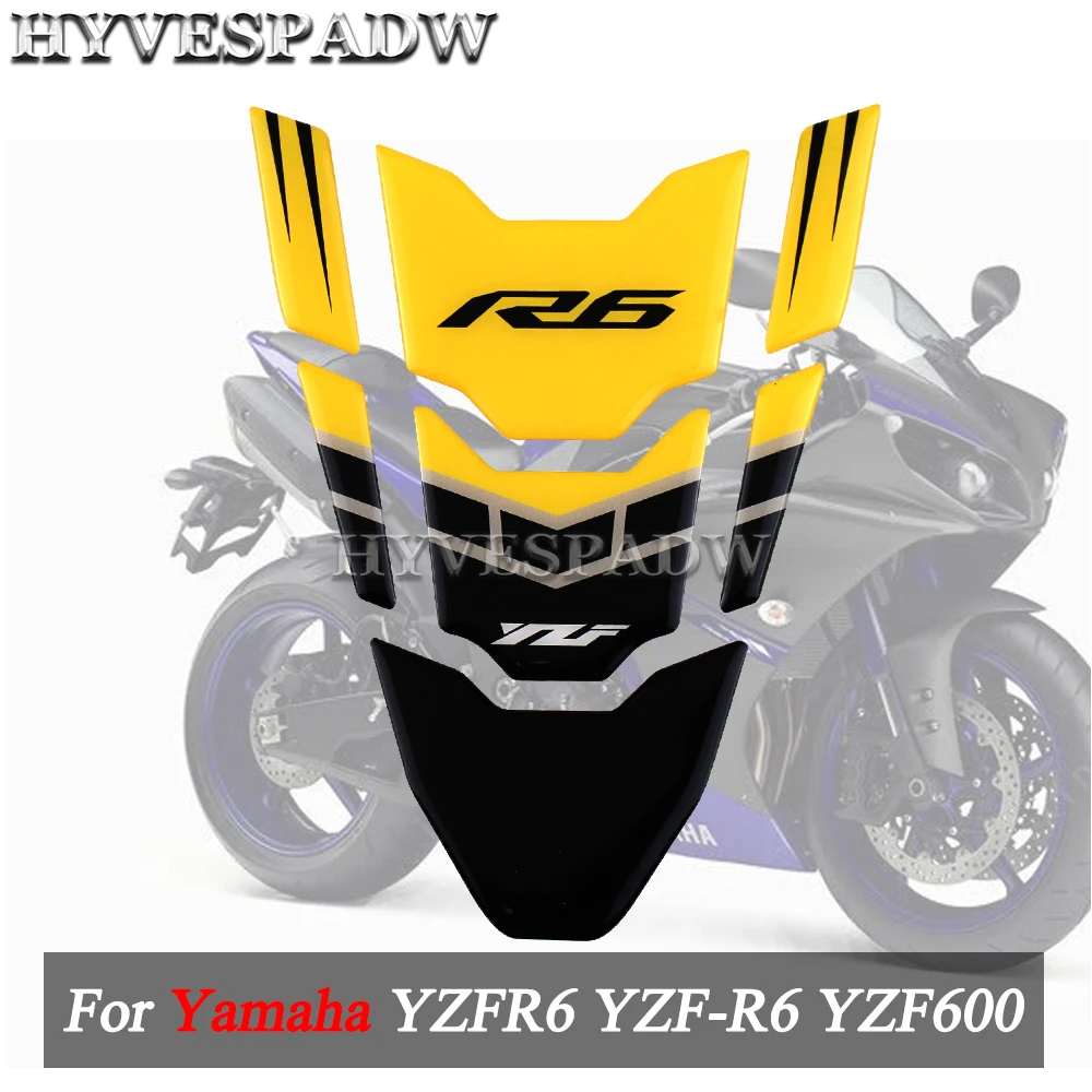 Motorcycle Tank Pad Protector Decal Stickers for Yamaha YZFR6 YZF-R6 YZF600 Tank Pad Decorative Protector
Motorcycle Tank Pad Protector Decal Stickers for Yamaha YZFR6 YZF-R6 YZF600 Tank Pad Decorative Protector