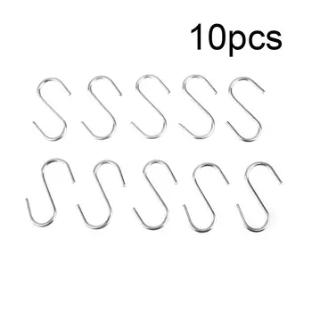 10 PCS Hook Hanger Door Hook Wall Hanger Holder Hanging Hooks S-Shaped S-Shaped Organizer Mini Hat Clothes Home Essential
10 PCS Hook Hanger Door Hook Wall Hanger Holder Hanging Hooks S-Shaped S-Shaped Organizer Mini Hat Clothes Home Essential