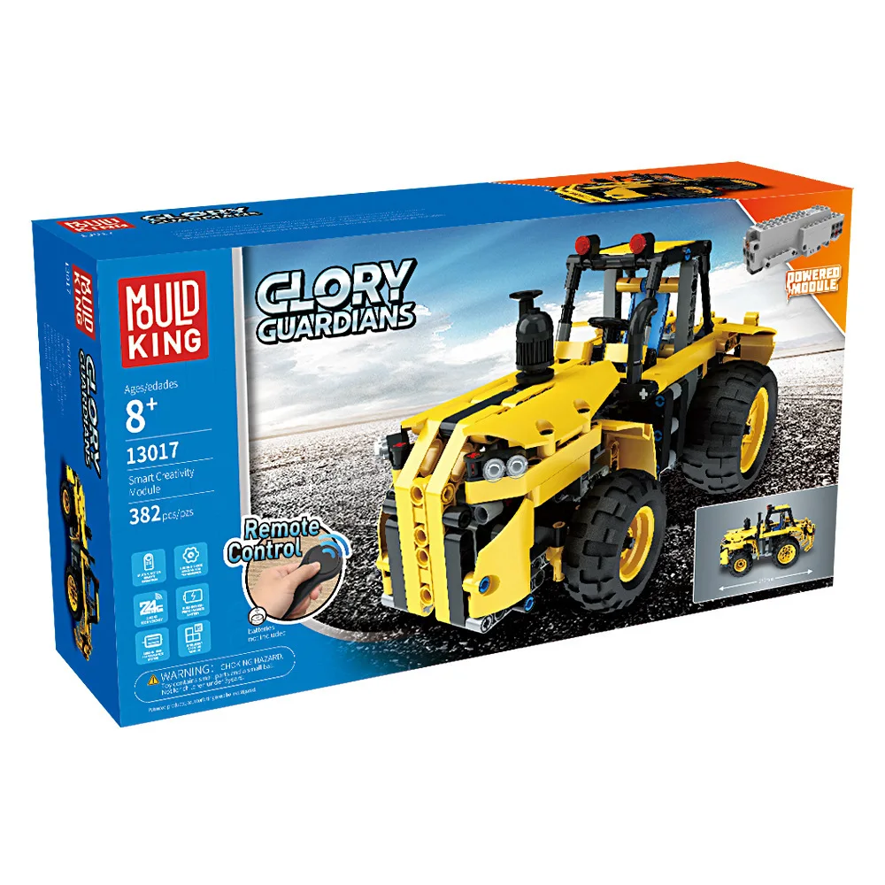 Yuxing B13017 City Engineering Tractor Electric Remote Control Assembly Unit Blocks on Wheels Children'S Educational DIY Toy
Yuxing B13017 City Engineering Tractor Electric Remote Control Assembly Unit Blocks on Wheels Children'S Educational DIY Toy