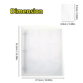 Wallets Stamps Photo Album Pages Collection 270 Pockets Trading Gaming Card Sleeves Storage Home Decoration Transparent Folder
Wallets Stamps Photo Album Pages Collection 270 Pockets Trading Gaming Card Sleeves Storage Home Decoration Transparent Folder