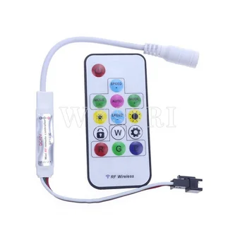 DC5V/12V SP103E Mini RF Controller With 14 Keys Wireless Remote for WS2811 WS2812B SK6812 LED Strip Light
DC5V/12V SP103E Mini RF Controller With 14 Keys Wireless Remote for WS2811 WS2812B SK6812 LED Strip Light