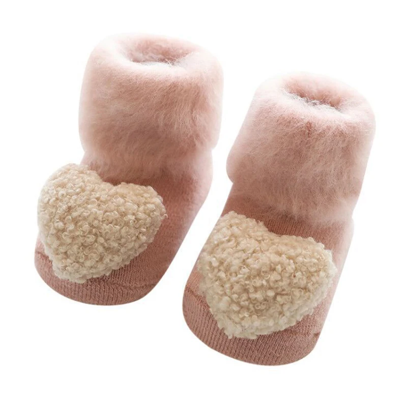 Winter New Baby Socks Warm Dispensing Bottom Non-slip Floor Socks Solid Plus Velvet Thick Sock For Infant For 0-18 Months
Winter New Baby Socks Warm Dispensing Bottom Non-slip Floor Socks Solid Plus Velvet Thick Sock For Infant For 0-18 Months