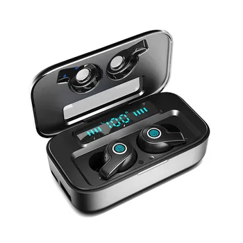 TWS Wireless Earphone Bluetooth 5.0 Earphone Power Display Touch Control Sport 9D Stereo Wireless Earbuds Headset With 2600mAh
TWS Wireless Earphone Bluetooth 5.0 Earphone Power Display Touch Control Sport 9D Stereo Wireless Earbuds Headset With 2600mAh