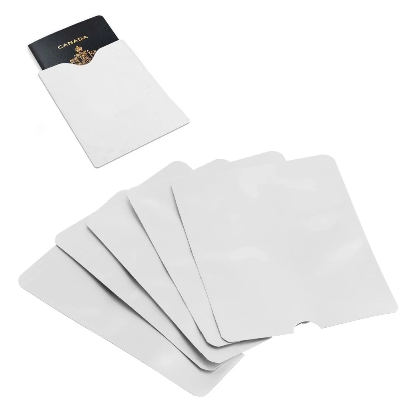 5Pcs/Lot Passport Cover Secure Sleeve Holder Anti Scan RFID Blocking Protector Cover
5Pcs/Lot Passport Cover Secure Sleeve Holder Anti Scan RFID Blocking Protector Cover