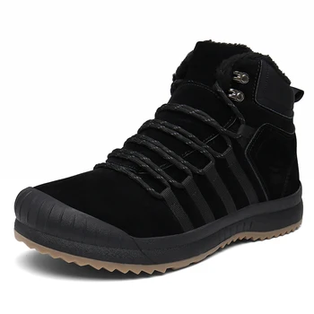 High Top Rubber Ankle Boots Leather Men Boots Winter With Fur Warm Snow Boots Men Winter Work Casual Shoes Sneakers
High Top Rubber Ankle Boots Leather Men Boots Winter With Fur Warm Snow Boots Men Winter Work Casual Shoes Sneakers