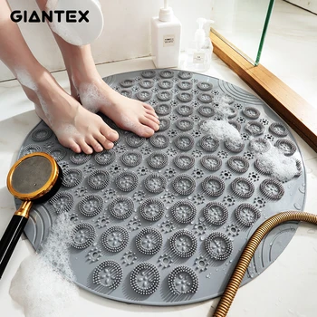 GIANTEX Eco-friendly PVC Floor Mat Nordic Style Bathroom Mat Round Toilet Bathroom Non-slip Mat Massage Feet Mat
GIANTEX Eco-friendly PVC Floor Mat Nordic Style Bathroom Mat Round Toilet Bathroom Non-slip Mat Massage Feet Mat