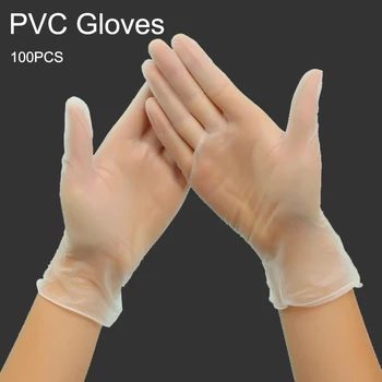 Disposable Gloves PVC Vinyl Plastic Glove Food Grade Resistance Laboratory Electronics Home Cleaning Working Gloves 100pcs/50PCS
Disposable Gloves PVC Vinyl Plastic Glove Food Grade Resistance Laboratory Electronics Home Cleaning Working Gloves 100pcs/50PCS