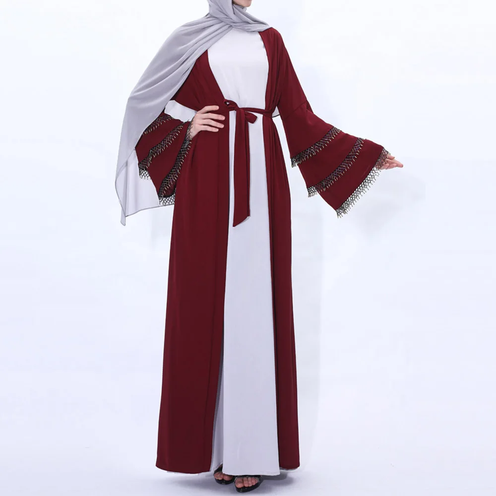 Winter Muslim Dress Women Flare Sleeve Islamic Dubai Abayas Kimono Indonesia Oversized Casual Robe Kaftan Maxi Dresses 2XL
Winter Muslim Dress Women Flare Sleeve Islamic Dubai Abayas Kimono Indonesia Oversized Casual Robe Kaftan Maxi Dresses 2XL