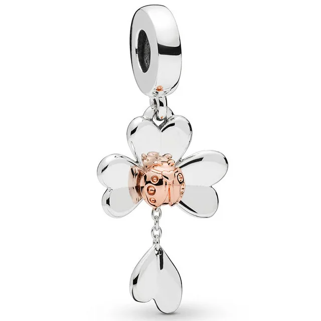 925 Sterling Silver Clover and Ladybird Charm Pendant Charm Beads Fit for Pandora Women's Bracelet Gift DIY Jewelry
925 Sterling Silver Clover and Ladybird Charm Pendant Charm Beads Fit for Pandora Women's Bracelet Gift DIY Jewelry