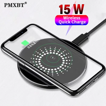 15W Wireless Induction Charger For iPhone SE 2020 11 Pro Qi Fast Wireless Charging Pad For Samsung S10 Xiaomi mi 9 Phone Charger
15W Wireless Induction Charger For iPhone SE 2020 11 Pro Qi Fast Wireless Charging Pad For Samsung S10 Xiaomi mi 9 Phone Charger