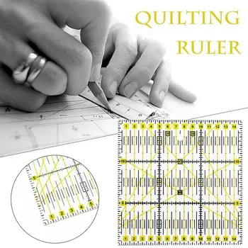 Acrylic Patchwork Aligned Ruler Transparent Drawing Stencil Leather Diy Sewing Tool Office School Quilting Measuring Supplies 
Acrylic Patchwork Aligned Ruler Transparent Drawing Stencil Leather Diy Sewing Tool Office School Quilting Measuring Supplies