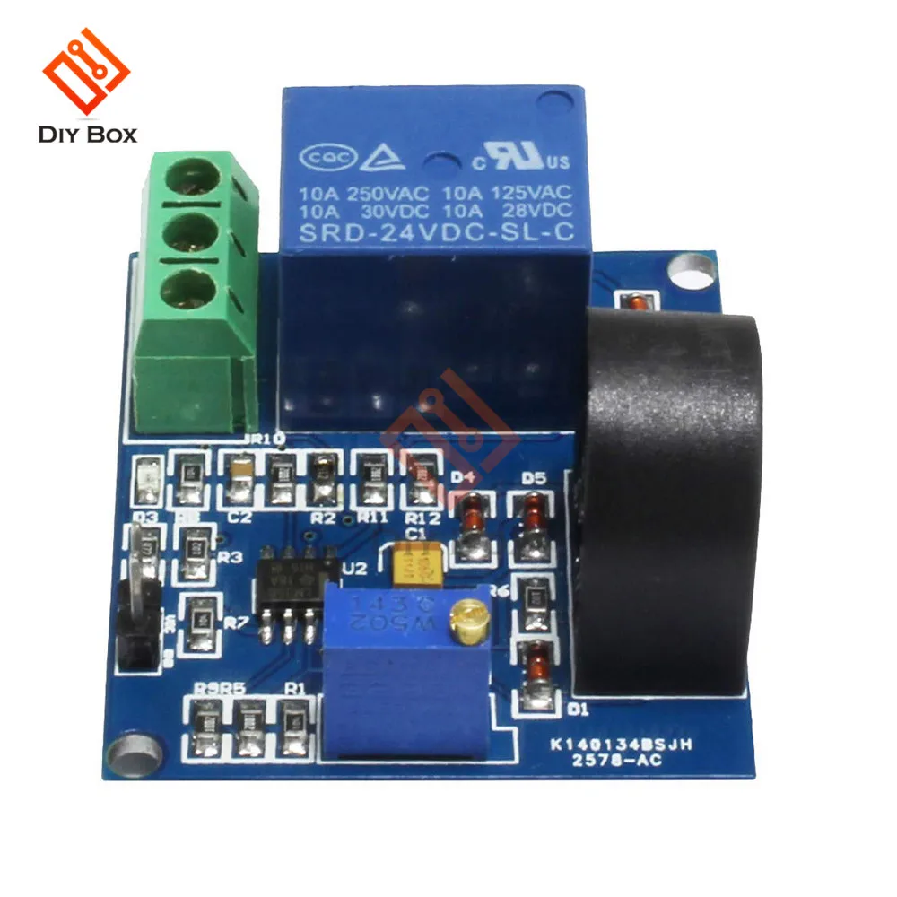 DC 5V 12V 24V Relays AC Current Detection Sensor Module 5A Overcurrent Protection Switch Sensor Board
DC 5V 12V 24V Relays AC Current Detection Sensor Module 5A Overcurrent Protection Switch Sensor Board