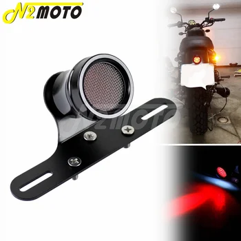 12V LED Motorcycle Custom Taillight License Number Plate Light Mesh Grill for Harley Cafe Racer Scrambler Retro Stop Lamp
12V LED Motorcycle Custom Taillight License Number Plate Light Mesh Grill for Harley Cafe Racer Scrambler Retro Stop Lamp