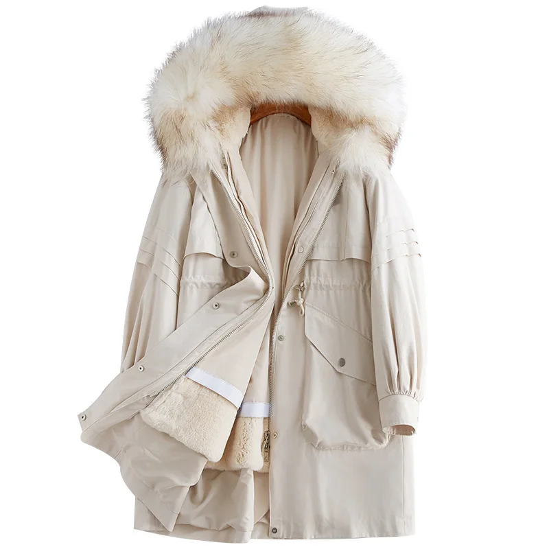 2020 New Send Overcome Overcoat Long Fund Raccoon Hair Lead Rex Inner Tank Leather And Fur Loose Coat
2020 New Send Overcome Overcoat Long Fund Raccoon Hair Lead Rex Inner Tank Leather And Fur Loose Coat