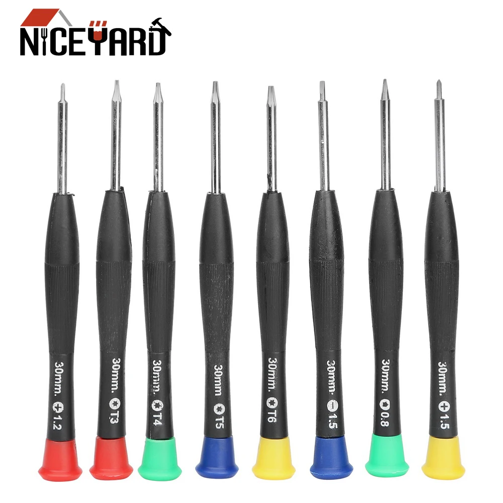 NICEYARD 8Pcs/Set Magnetic Screwdriver Set Maintenance Tools Phone Repair Tool Precision Screw Driver For Clock Watch Repair
NICEYARD 8Pcs/Set Magnetic Screwdriver Set Maintenance Tools Phone Repair Tool Precision Screw Driver For Clock Watch Repair