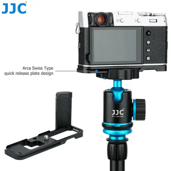 JJC Hand Grip Arca Swiss Quick Release Plate Bracket for Fuji X100V X100F Anti-Slip Pads Design 1/4"-20 Tripod & Hand Strap Hole
JJC Hand Grip Arca Swiss Quick Release Plate Bracket for Fuji X100V X100F Anti-Slip Pads Design 1/4"-20 Tripod & Hand Strap Hole