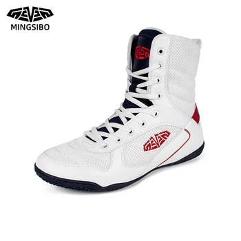 Men Sport Professional Boxing Shoes Black White Man Wrestling Sneakers Fighting Lightweight Male Weightlift Wearable Boots
Men Sport Professional Boxing Shoes Black White Man Wrestling Sneakers Fighting Lightweight Male Weightlift Wearable Boots