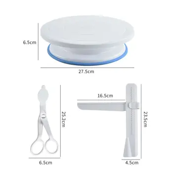Cake Turntable Baking Set Decorating Mouth Baking Tool 8 Piece Set Butter Scraper Fantastic Cake Decorating Supplies
Cake Turntable Baking Set Decorating Mouth Baking Tool 8 Piece Set Butter Scraper Fantastic Cake Decorating Supplies