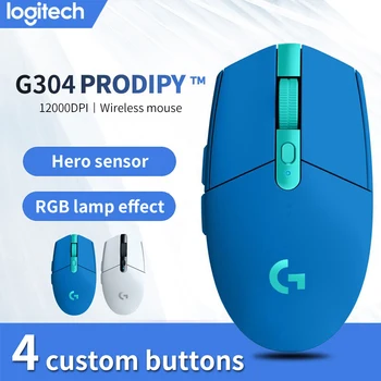 logitech G304 blue G305 white computer gaming 2.4G wireless mouse ergonomic mouse HERO Engine 12000DPI
logitech G304 blue G305 white computer gaming 2.4G wireless mouse ergonomic mouse HERO Engine 12000DPI