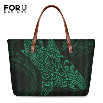 FORUDESIGNS Retro Women Tote Bags Shark Polynesian Luxury Ladies Shoulder Bag Large Capacity Female Handbags Bolsa Femininas New 
FORUDESIGNS Retro Women Tote Bags Shark Polynesian Luxury Ladies Shoulder Bag Large Capacity Female Handbags Bolsa Femininas New