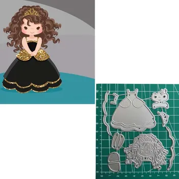 2019 Christmas Princess Girl Metal Cutting Die Cuts For Card Making Photo Album Decorative Embossing DIY Paper Cards
2019 Christmas Princess Girl Metal Cutting Die Cuts For Card Making Photo Album Decorative Embossing DIY Paper Cards