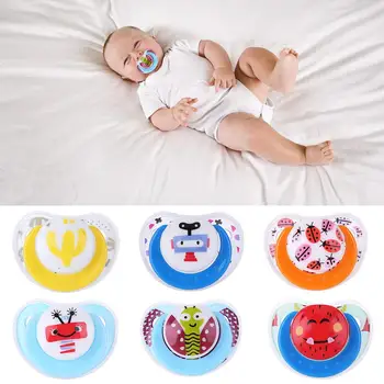 Cute Baby Pacifier Safe Newborn Infant Toddlers Baby Pacifier Silicone Nipple Soother Anti-dust Lid Infant Teether
Cute Baby Pacifier Safe Newborn Infant Toddlers Baby Pacifier Silicone Nipple Soother Anti-dust Lid Infant Teether