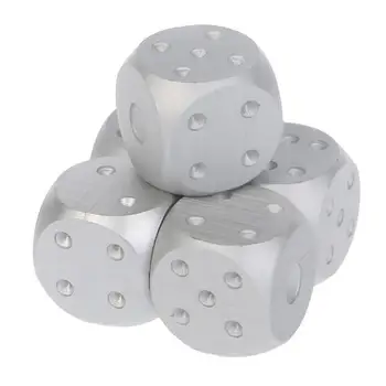 2020 Silver Solid Aluminium Alloy Dominoes Dice for Gambling Game Metal Playing Copper Tool Game Camping Poker Dice Set
2020 Silver Solid Aluminium Alloy Dominoes Dice for Gambling Game Metal Playing Copper Tool Game Camping Poker Dice Set