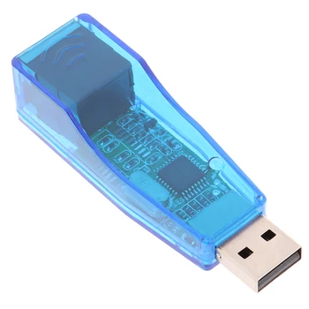 New 1pc External USB Adapter USB 2.0 to RJ45 Ethernet Wired Network Card LAN For Laptop
New 1pc External USB Adapter USB 2.0 to RJ45 Ethernet Wired Network Card LAN For Laptop