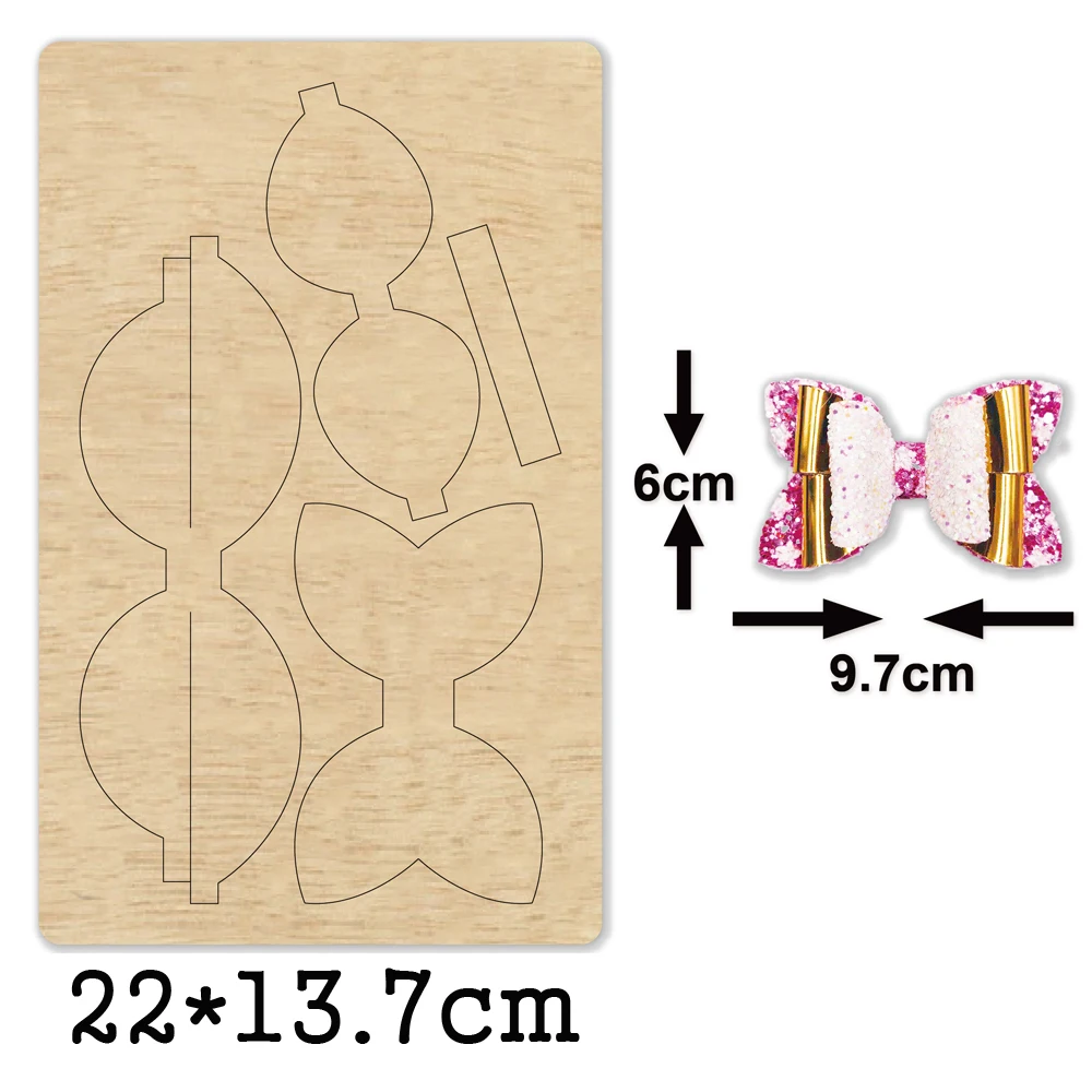 

Fashion Multilayer Bow-knot Cutting Dies 2020 New Die Cut Bow wooden dies Suitable for Common Die Cutting Machines on the Market