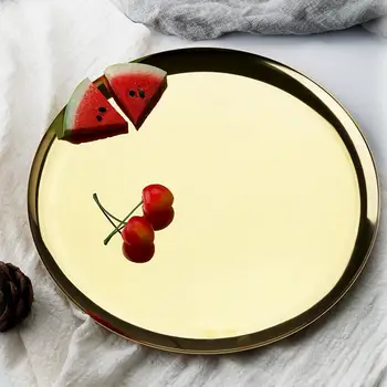 Decorative Round Metal Serving Tray Nordic Storage Tray For Dish Tea Fruit Placement Kitchen Organizer Home Decor
Decorative Round Metal Serving Tray Nordic Storage Tray For Dish Tea Fruit Placement Kitchen Organizer Home Decor
