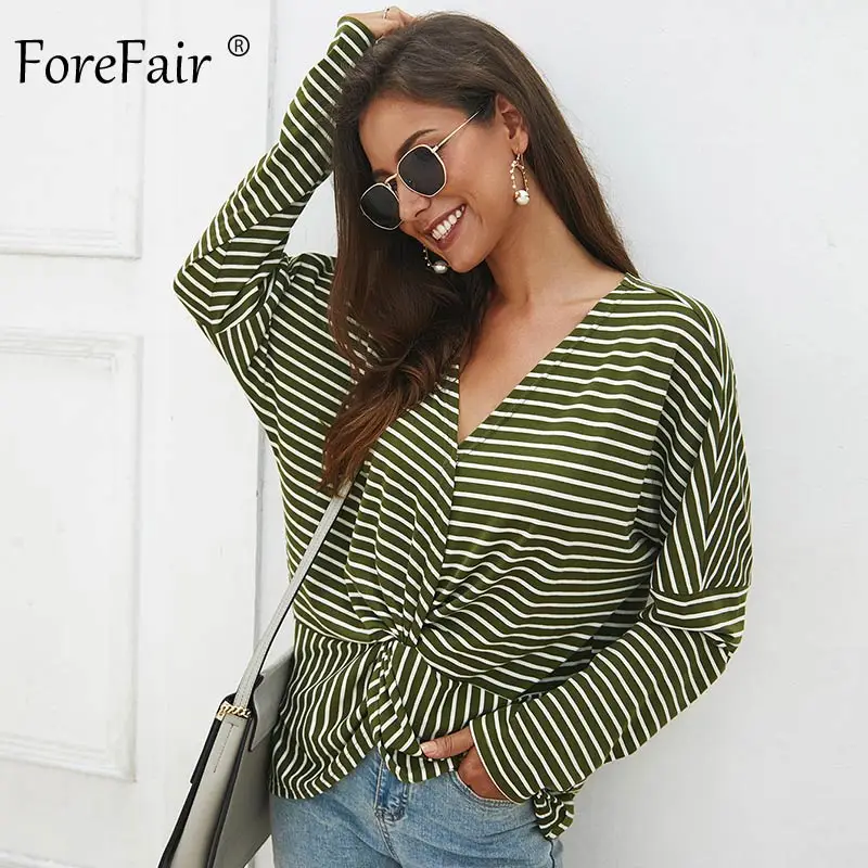 Forefair Long Sleeve Cross Striped T Shirt Women Autumn Winter Plus Size Basic Tee Shirt Casual Oversize V Neck Tops Ladies
Forefair Long Sleeve Cross Striped T Shirt Women Autumn Winter Plus Size Basic Tee Shirt Casual Oversize V Neck Tops Ladies