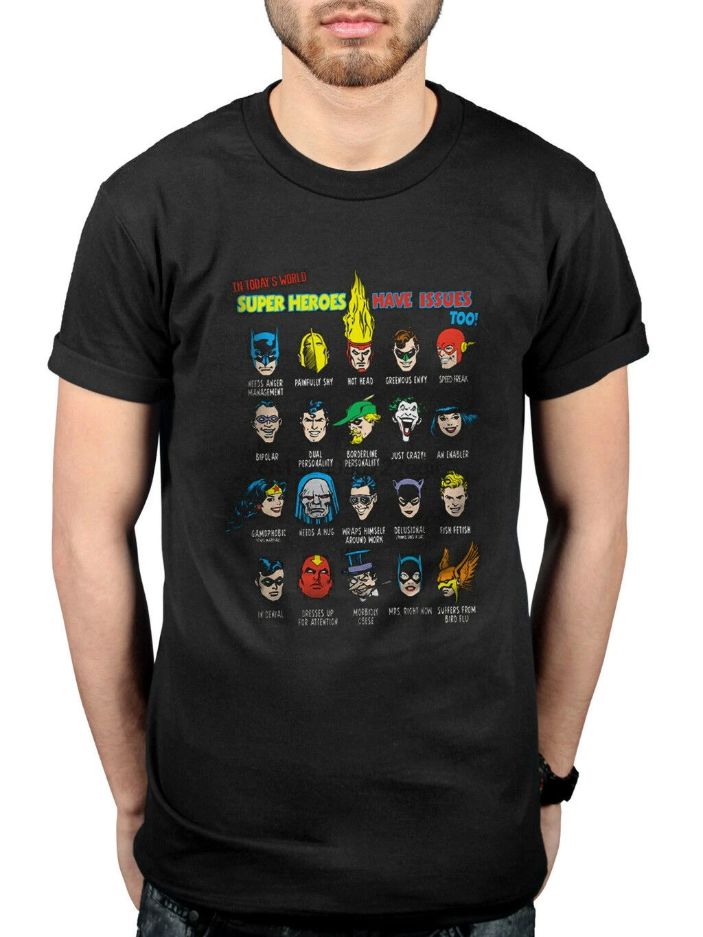 Official Justice League Superheros T-Shirt Wonder Woman Aquaman Cyborg Flash
Official Justice League Superheros T-Shirt Wonder Woman Aquaman Cyborg Flash