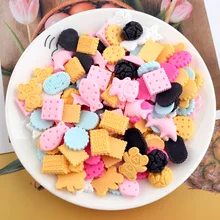 100pcs Resin Flatback Miniature Dollhouse Dessert Cookies Pretend Play Food For Decoration Dollhouse Mini Toy Kitchen Accessory
100pcs Resin Flatback Miniature Dollhouse Dessert Cookies Pretend Play Food For Decoration Dollhouse Mini Toy Kitchen Accessory