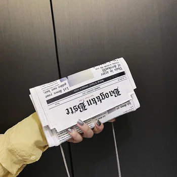 New Creative Women's Bag 2020 Shoulder Messenger Bag Super Fire Chain Bag Newspaper Bag
New Creative Women's Bag 2020 Shoulder Messenger Bag Super Fire Chain Bag Newspaper Bag