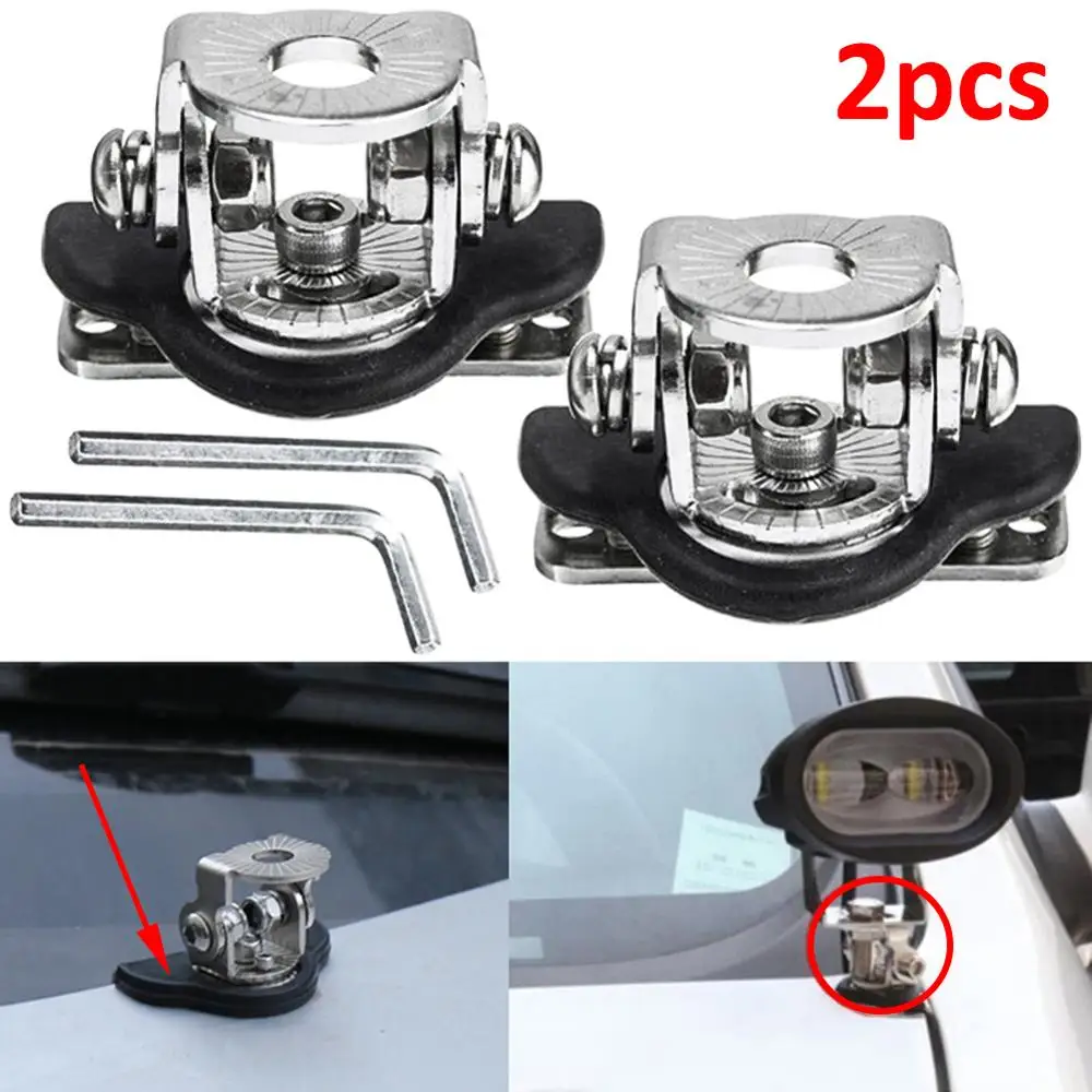2PCS Universal Stainless Steel Car Hood LED Work Light Bracket Offroad Excavator Truck Engine Cover Work Lamp Mount Holder
2PCS Universal Stainless Steel Car Hood LED Work Light Bracket Offroad Excavator Truck Engine Cover Work Lamp Mount Holder