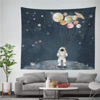 

Spaceman Astronaut Tapestry Wall Hanging Psychedelic Boho Decor Wall Tapestry Mandala Hippie Wall Cloth Tapestry Carpet Decor