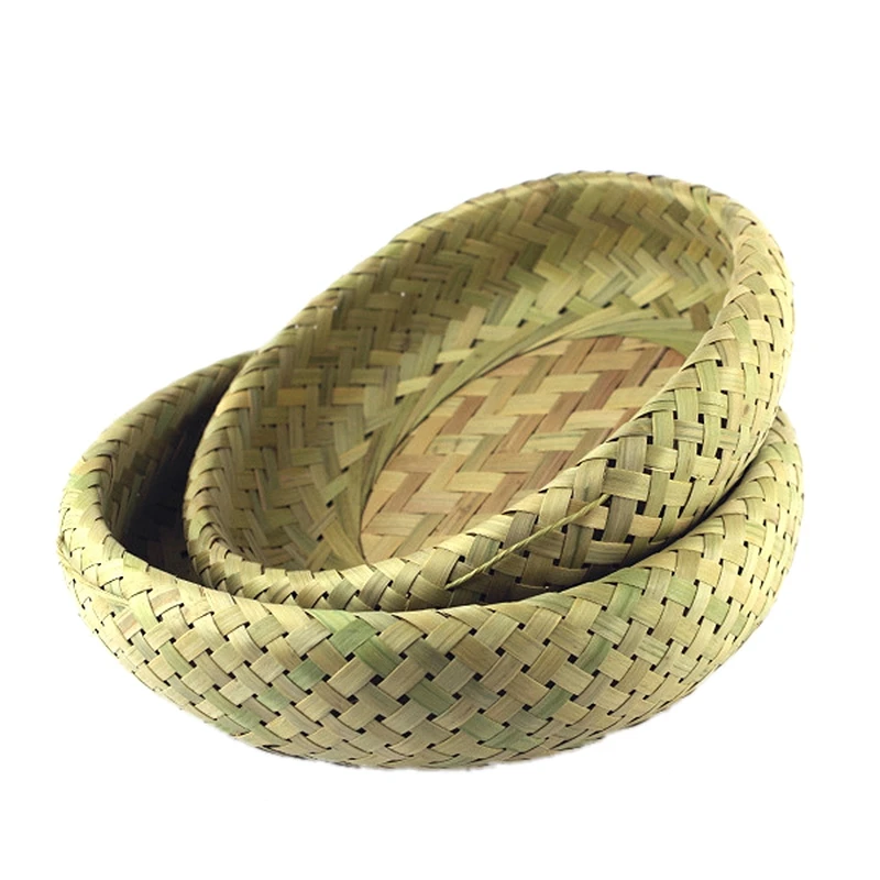 Hot Sale Storage Basket Fruit Plate Rattan Woven Handmade Kitchen Food Picnic Bread Home Dress Container Storage Basket 
Hot Sale Storage Basket Fruit Plate Rattan Woven Handmade Kitchen Food Picnic Bread Home Dress Container Storage Basket