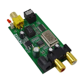 Fever HiFi Audio Converter Board L/R Stereo Analog Signal Input to Fiber Coaxial Digital Signal Output 
Fever HiFi Audio Converter Board L/R Stereo Analog Signal Input to Fiber Coaxial Digital Signal Output