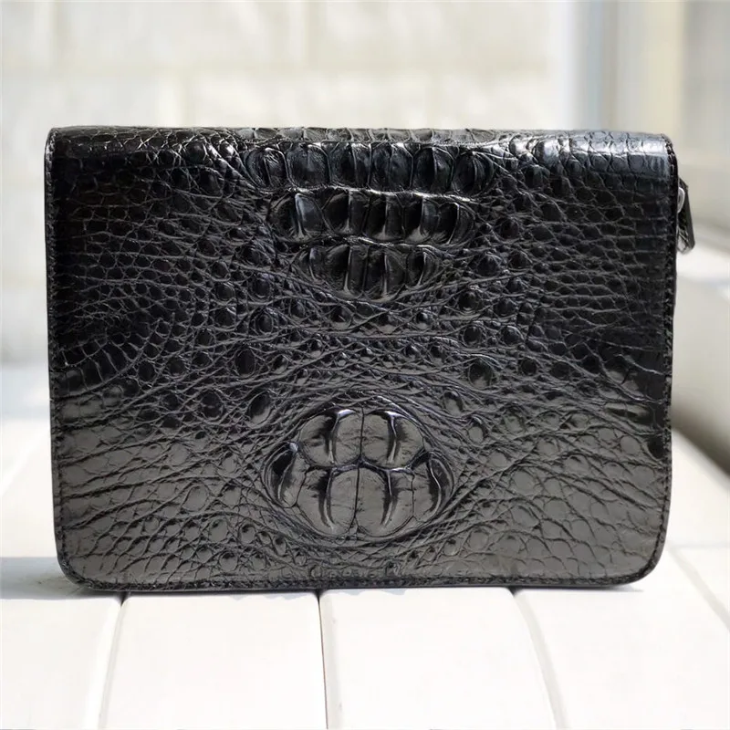 Business Style Genuine Crocodile Skin Zipper Closure Men Wristlets Clutch Purse Authentic Alligator Leather Male Large Card Bag
Business Style Genuine Crocodile Skin Zipper Closure Men Wristlets Clutch Purse Authentic Alligator Leather Male Large Card Bag