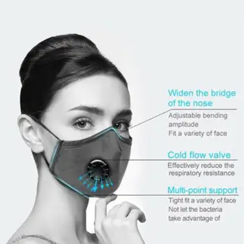 Dust Mask Respirator Anti-pollution Anti-smog PM2.5 Washable Reusable Face Masks For Riding With Adjustable Nose Bridge
Dust Mask Respirator Anti-pollution Anti-smog PM2.5 Washable Reusable Face Masks For Riding With Adjustable Nose Bridge