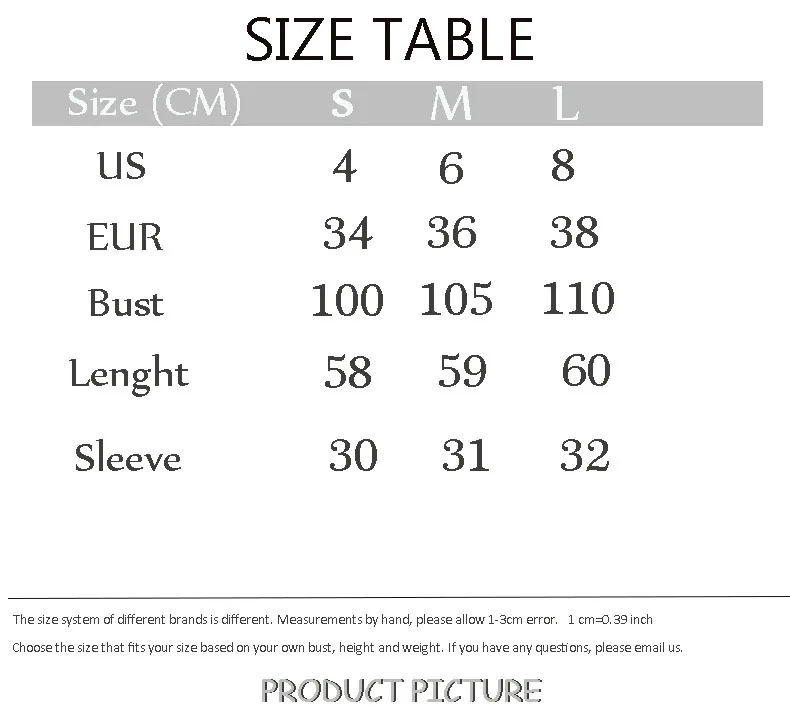 size informatio picture