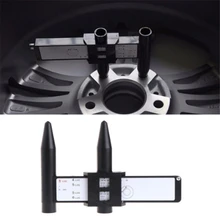 Wheel Rim Bolt Pattern Sliding PCD Measuring Tool Gauge Ruler 8 Holes PCD Ruler Lugs Hub Pitch Measurement Tool
Wheel Rim Bolt Pattern Sliding PCD Measuring Tool Gauge Ruler 8 Holes PCD Ruler Lugs Hub Pitch Measurement Tool
