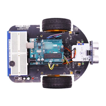 Hot 2-In-1 Project Super Starter Kit Smart Robot Car With Tutorial Programme Stem Toys For Arduino (Including UNO R3 Mainboard)
Hot 2-In-1 Project Super Starter Kit Smart Robot Car With Tutorial Programme Stem Toys For Arduino (Including UNO R3 Mainboard)