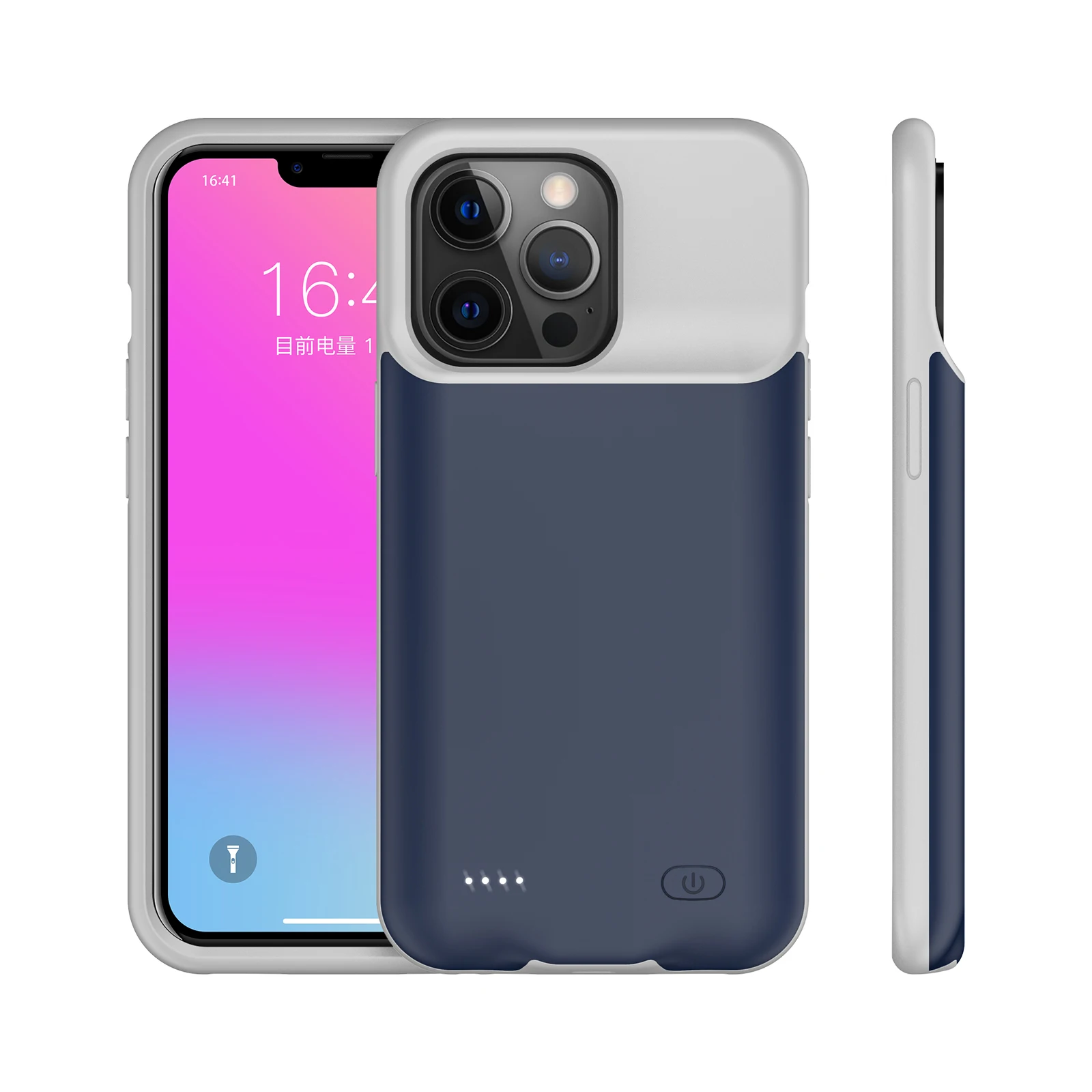 7000mAh External Battery Charger Case for iPhone 13 Pro Max, Mini - Portable Power Bank Charging Case Pack
7000mAh External Battery Charger Case for iPhone 13 Pro Max, Mini - Portable Power Bank Charging Case Pack