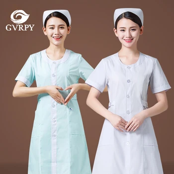 Round Neck Medical Uniforms Short Sleeve Beautician Slim Coat Hospital Beauty Salon Pharmacy Dental Clinic Nurse Uniform
Round Neck Medical Uniforms Short Sleeve Beautician Slim Coat Hospital Beauty Salon Pharmacy Dental Clinic Nurse Uniform