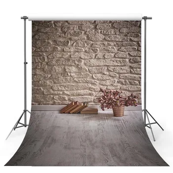 Vinyl Photography Backdrop Light Brown Brick Wall Wood Floor Book Purple Flower Spring Decor Children Background Photo Studio
Vinyl Photography Backdrop Light Brown Brick Wall Wood Floor Book Purple Flower Spring Decor Children Background Photo Studio