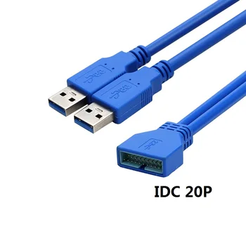 20Pin adapter dual USB3.0 data cable computer motherboard expansion 20P interface chassis rear cable
20Pin adapter dual USB3.0 data cable computer motherboard expansion 20P interface chassis rear cable
